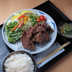 マテラ豚のからあげ定食（黒）