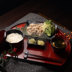 伊達豚バラの生姜焼き定食