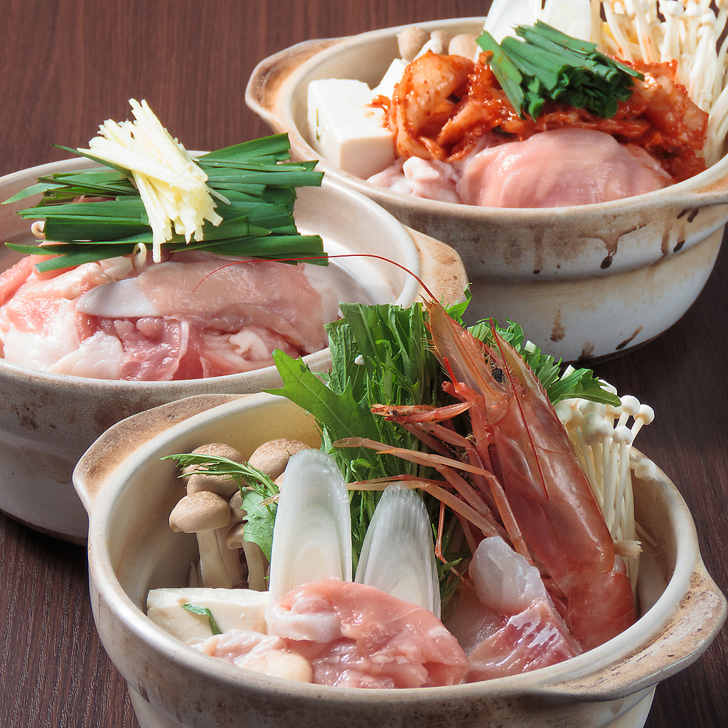 冬には季節限定のお鍋もお楽しみください☆