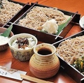 料理メニュー写真&nbsp;信州地物3段変わりそば