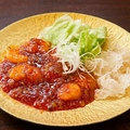 料理メニュー写真&nbsp;エビのチリソースがけ