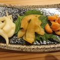 料理メニュー写真&nbsp;奄美の漬物三種盛