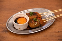 炭焼月見つくね(二本)