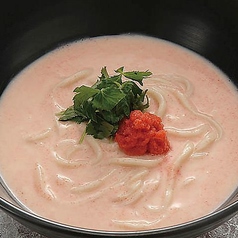 明太子クリームおうどん 