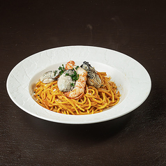 牡蠣と海老のアメリケーヌソース