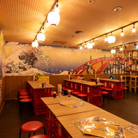 活気に満ちた店内でエネルギーチャージ☆