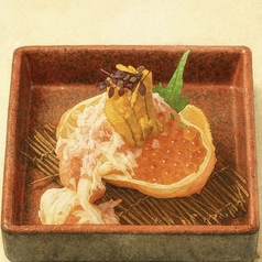 紅ズワイ蟹甲羅盛り