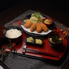 三陸カキフライ定食