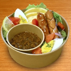 キーマカレーウインナーパンケーキ