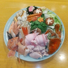 鍋コース(通し・差身・焼物・揚げ物・茶碗蒸し・寿司)