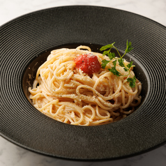 たらこクリームのパスタ