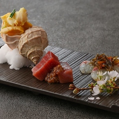 お造り三種盛り合わせ