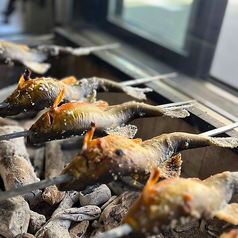 天然鮎の塩焼き