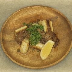 ハツの黒胡椒焼き