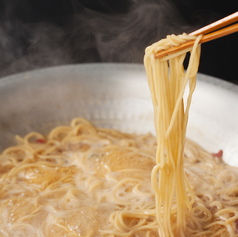 鍋の追加 ちゃんぽん麺