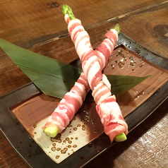 アスパラの肉巻き