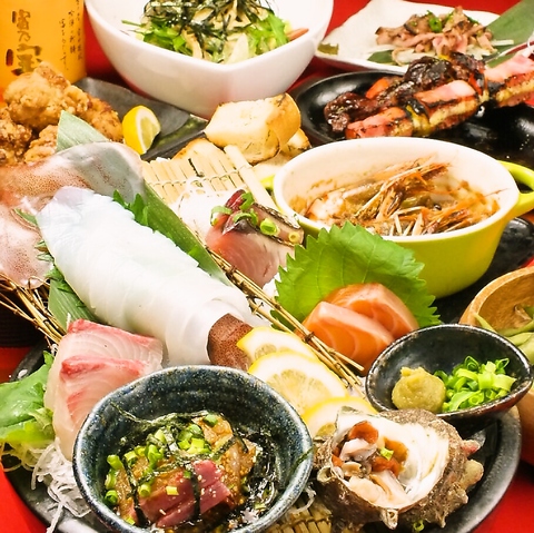 各種宴会に最適な飲み放題付コースは4,500円からご準備♪
