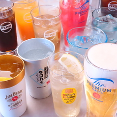 ビールや人気のサワーも◎お得に満喫できる飲み放題♪