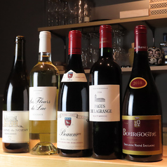 ワインソムリエ厳選のお料理と合うワインをご提供