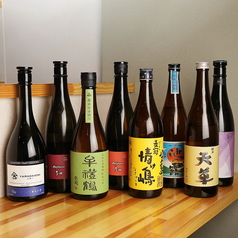 こだわりのお料理に合うお酒を豊富に取り揃えています。