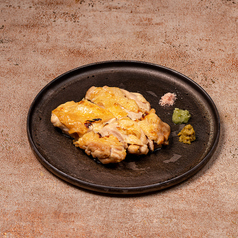 大山鶏もも肉の岩塩焼き
