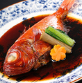 料理メニュー写真&nbsp;[銚子産]金目鯛　姿煮付け