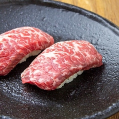 飛騨牛・霜降り肉寿司