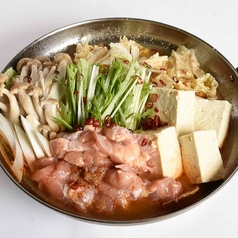 奥の都どり麻辣豆乳鍋［1人前]