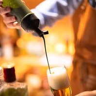 拘りのドリンクも