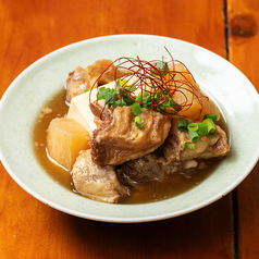 牛すじの自家製ビール煮込み