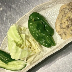 特製肉みそ3種盛り