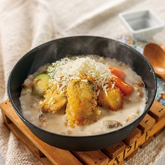 牡蠣とパルメザンチーズのチャウダードリア