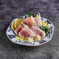 料理メニュー写真&nbsp;地鶏むね刺し