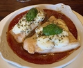 料理メニュー写真&nbsp;京丹波あじわい鶏 トマトとモッツアレラのオーブン焼き