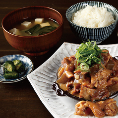 どて焼き定食 豆腐入り 並