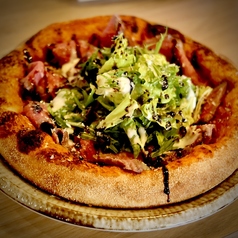 【マルゲリータ等ピザ各7種】栄養価の高い全粒粉の生地で、オーダーをいただいてから焼き上げております！の写真
