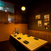 半個室のお席もご用意しております。接待など大事なシーンにご利用ください!!人気のお席なのでお早目のご予約をお勧めいたします。