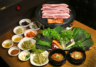 日本産の上質な三段バラ肉を堪能！