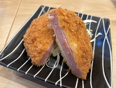 厚切りハムカツ