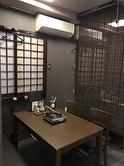 落ち着いた雰囲気のお席です