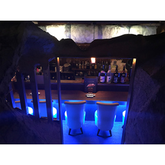 幻想的なバーカウンター