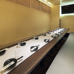 団体様用個室席。20名様を超える団体様はお手数ですがお電話での受付になりますので直接お店までお問い合わせ下さいませ。