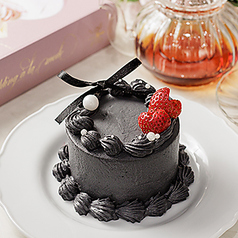 ブラックショートケーキセット【お1人様2,800円(税込)】の写真