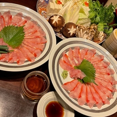 金目鯛・とらふぐ・川俣シャモ・あんこうを堪能！旬の旨味が詰まったこだわりの鍋コース8000円(税込)〜の写真