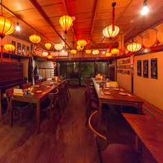 大人数でのご利用にもピッタリな8名様でご利用可能な円卓のお席もご用意しております♪