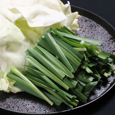 鍋の追加 野菜盛り合わせ