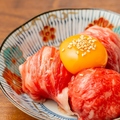 料理メニュー写真&nbsp;国産牛てまり肉寿司