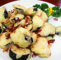 なすの塩胡椒揚げ/なすの醤油煮