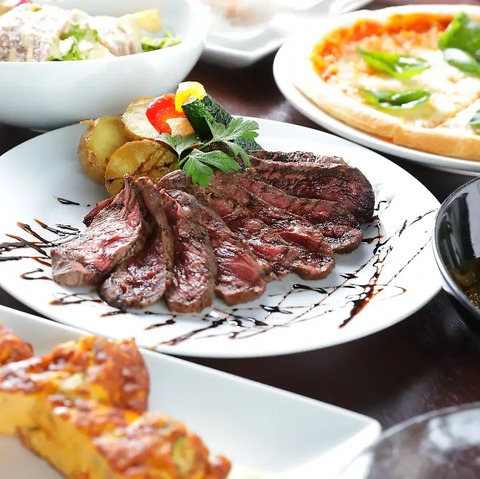 【個室完備◎宴会に最適！】辻堂で人気の1ポンドステーキと生パスタを堪能ください♪