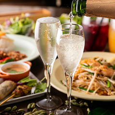 大人気のこぼれスパークリング！